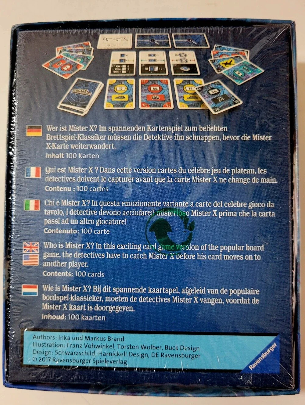 Scotland Yard The Card Game 3-5 Player Ravensburger Inka & Markus Brand 9+  NEW